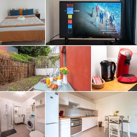 Superbe Appartement 1Min Metro7 Rez-De-Chaussee Aubervilliers Kültér fotó